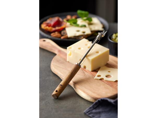 BITZ HOLM Cheese Slicer 24 5 Cm Stainless Steel/Acacia