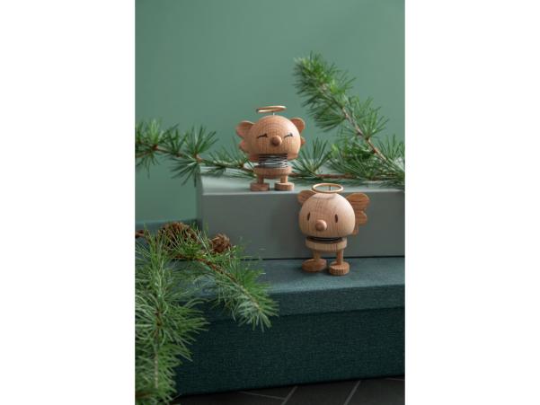BITZ Hoptimist Angel Bumble Hoptimist 4.5 X 5.8 X 7.5 Cm S Oak