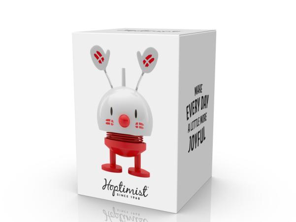 BITZ Hoptimist Birthday Bumble Hoptimist 6.7 X 5.9 X 9.5 Cm S White