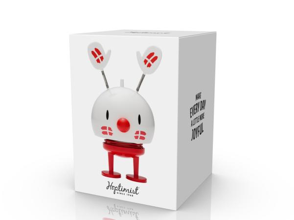 BITZ Hoptimist Birthday Bumble Hoptimist 8.8 X 8.5 X 14.4 Cm M White