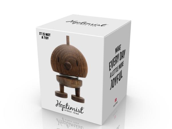 BITZ Hoptimist Bumble Hoptimist 4.5 X 5.8 X 7.6 Cm S Smoked Oak