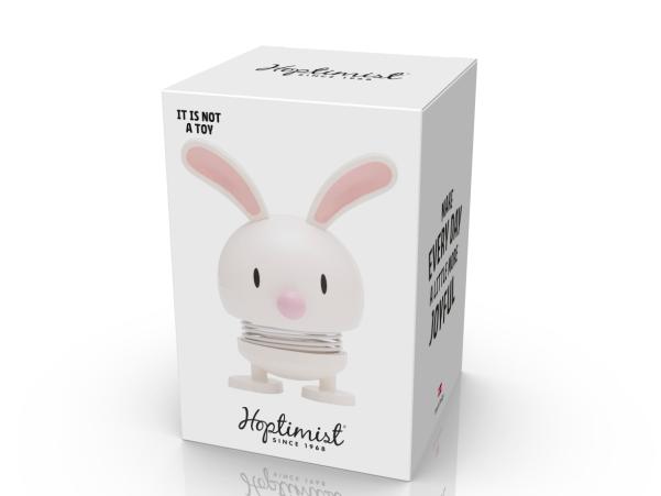 BITZ Hoptimist Bunny Hoptimist 7.5 X 5.8 X 9 Cm White