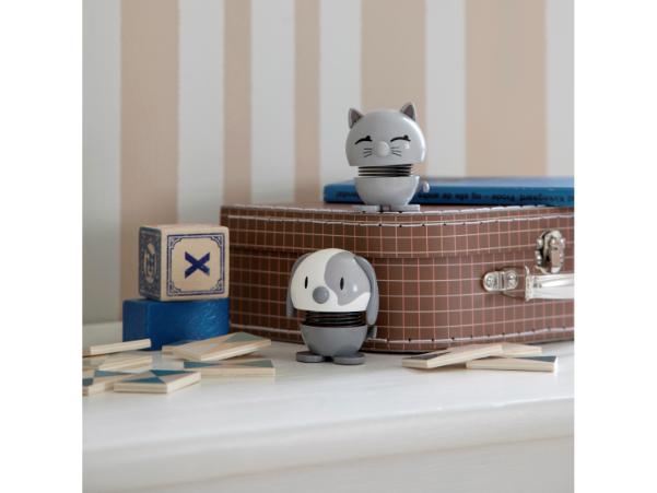 BITZ Hoptimist Dog Hoptimist 5.5 X 5.9 X 6.9 Cm Cool Grey