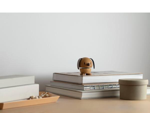 BITZ Hoptimist Dog Hoptimist 5.5 X 5.9 X 6.9 Cm S Oak