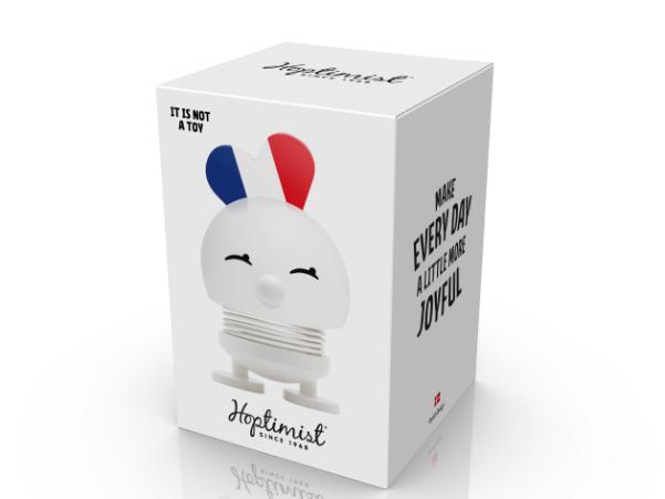 BITZ Hoptimist Love Bimble France Hoptimist 4.5 X 5.8 X 8.7 Cm S White