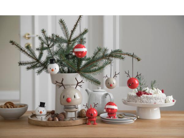 BITZ Hoptimist Reindeer Bumble Hoptimist 6.4 X 5.9 X 9.5 Cm S Red
