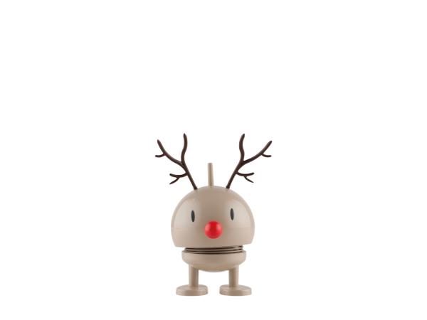 BITZ Hoptimist Reindeer Bumble Hoptimist 6.4 X 5.9 X 9.5 Cm S Latte