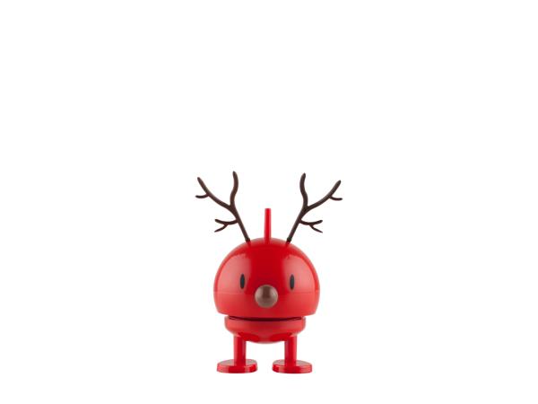 BITZ Hoptimist Reindeer Bumble Hoptimist 6.4 X 5.9 X 9.5 Cm S Red