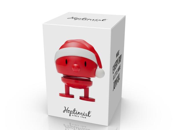 BITZ Hoptimist Santa Bumble Hoptimist 5.9 X 6.1 X 7.2 Cm S Red