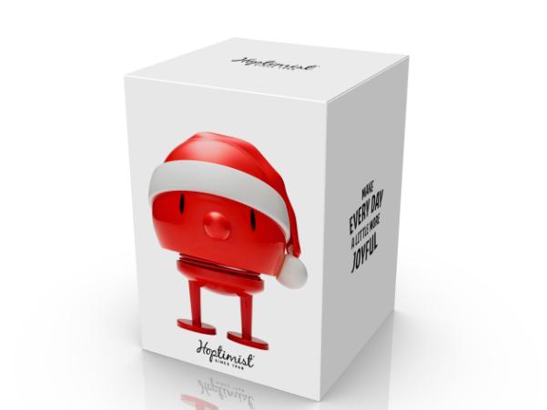 BITZ Hoptimist Santa Bumble Hoptimist 9.1 X 8.8 X 10.5 Cm M Red