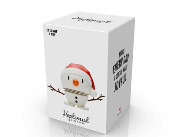 BITZ Hoptimist Santa Snowman Hoptimist 8.2 X 6.2 X 6.9 Cm S White