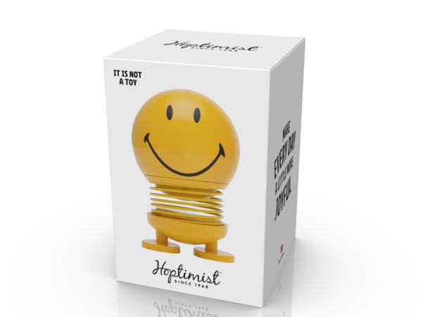 BITZ Hoptimist Smiley Hoptimist 4.5 X 5.6 X 6.6 Cm S Yellow