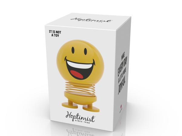 BITZ Hoptimist Smiley Joy Hoptimist 4.5 X 5.6 X 6.6 Cm S Yellow