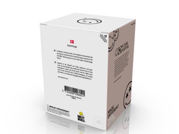 BITZ Hoptimist Smiley Love Hoptimist 7.4 X 8.3 X 9.5 Cm M Raw Oak