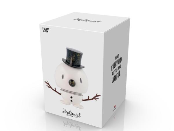 BITZ Hoptimist Snowman Hoptimist 12.6 X 8.5 X 10.8 Cm M White/Blue