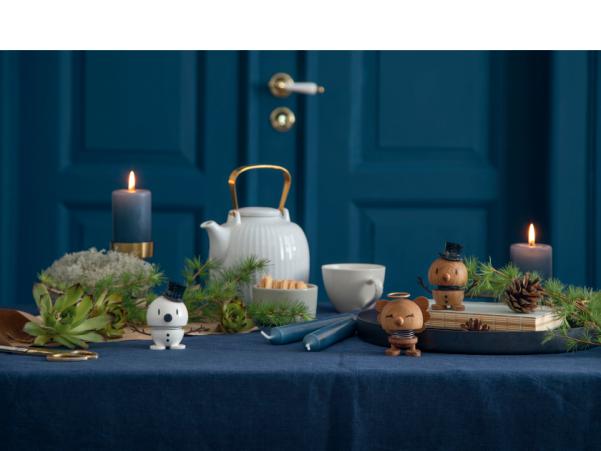 BITZ Hoptimist Snowman Hoptimist 9.5 X 5.9 X 7.8 Cm S White/Blue