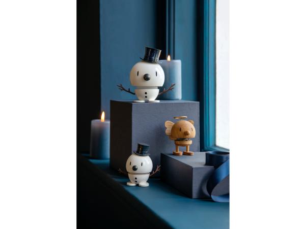 BITZ Hoptimist Snowman Hoptimist 9.5 X 5.9 X 7.8 Cm S White/Blue