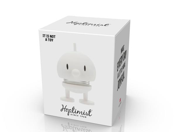 BITZ Hoptimist Soft Bumble Hoptimist 4.5 X 5.8 X 7.6 Cm S White
