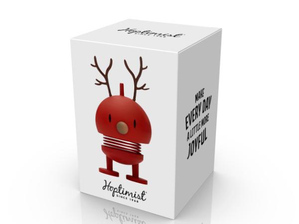 BITZ Hoptimist Soft Reindeer Bumble Hoptimist 6.4 X 5.9 X 9.5 Cm S Berry