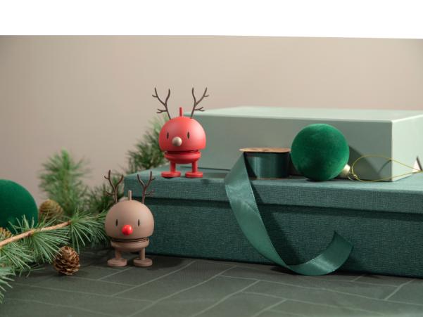 BITZ Hoptimist Soft Reindeer Bumble Hoptimist 6.4 X 5.9 X 9.5 Cm S Berry