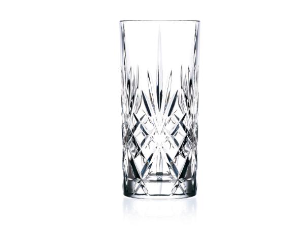BITZ Lyngby Glas Krystal Melodia Highball 36 Cl 6 Pcs