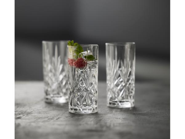 BITZ Lyngby Glas Krystal Melodia Highball 36 Cl 6 Pcs