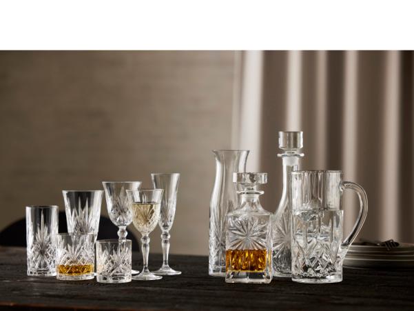 BITZ Lyngby Glas Krystal Melodia Highball 36 Cl 6 Pcs