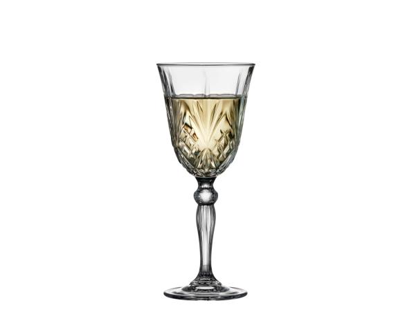 BITZ Lyngby Glas Krystal Melodia White Wine Glass 21 Cl 4 Pcs