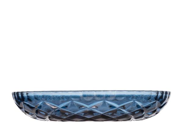 BITZ Lyngby Glas Sorrento Asiet Dia 16 Cm 4 Pcs Blue