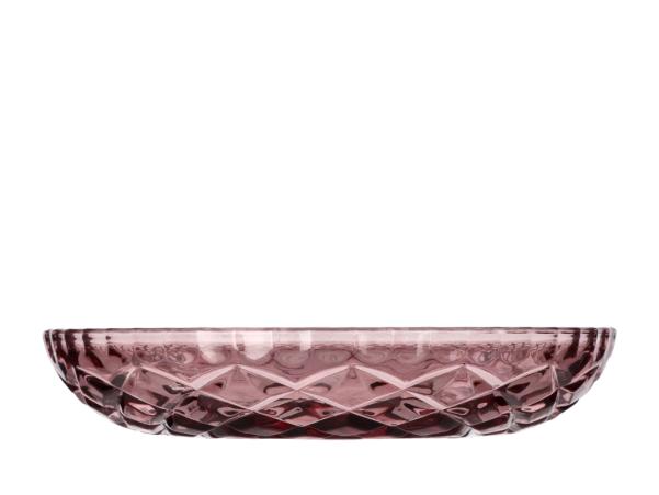 BITZ Lyngby Glas Sorrento Asiet Dia 16 Cm 4 Pcs Pink