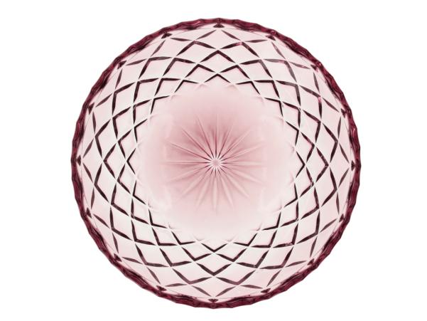 BITZ Lyngby Glas Sorrento Asiet Dia 16 Cm 4 Pcs Pink