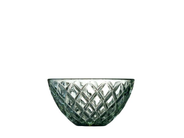 BITZ Lyngby Glas Sorrento Bowl Dia 12 Cm 4 Pcs Green