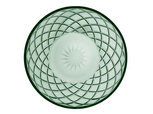 BITZ Lyngby Glas Sorrento Salad Bowl Dia 24 Cm Green
