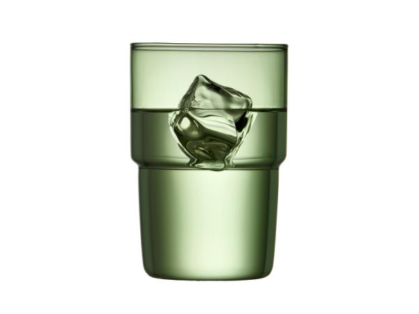 BITZ Lyngby Glas Torino Drinking Glass 40 Cl 2 Pcs Green