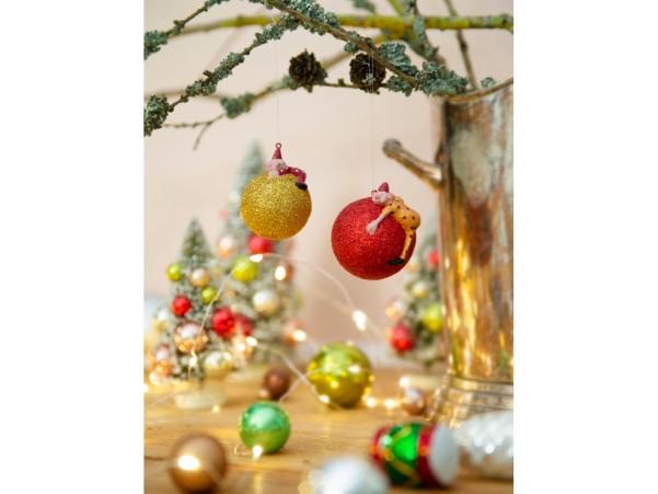 BITZ Medusa-Copenhagen Baby Joy Christmas Ball Dia 5 Cm Gold