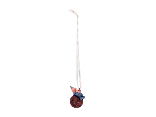 BITZ Medusa-Copenhagen My First Christmas Boy Christmas Ball Dia. 5 X 11 Cm Blue