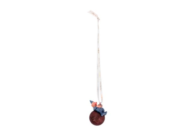 BITZ Medusa-Copenhagen My First Christmas Boy Christmas Ball Dia. 5 X 11 Cm Blue
