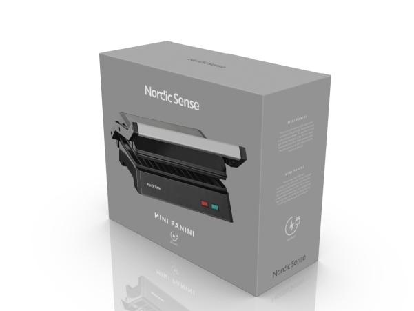 BITZ Nordic Sense Mini Panini Grill 26.6 X 22.5 X 9.9 Cm Black