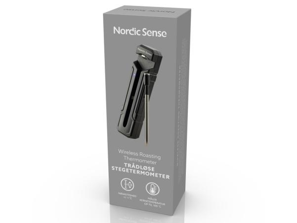 BITZ Nordic Sense Wireless Roast Thermometer Steel/Black