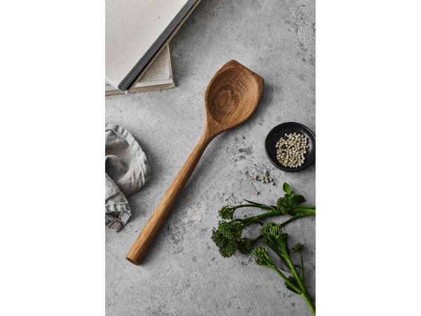 BITZ Pillivuyt Gourmet Douron Kitchen Spoon Broad Shape 30 5 Cm Nature