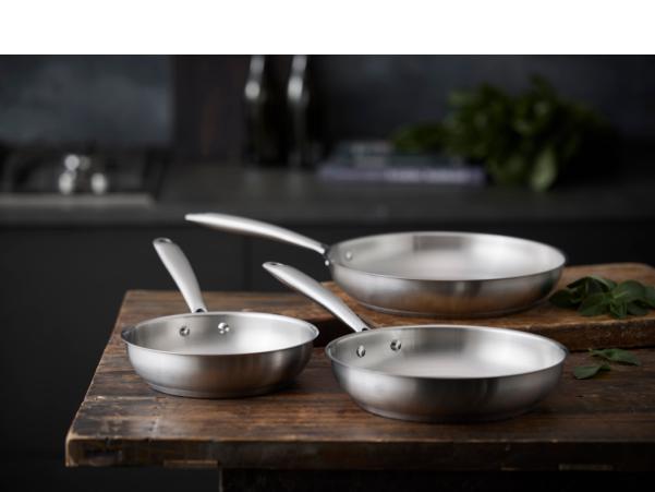 BITZ Pillivuyt Gourmet Roya Frying Pan Dia 24 Cm Steel