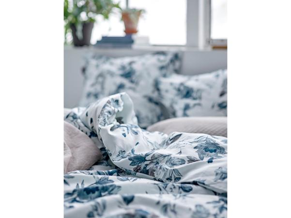 BITZ Södahl Organic Flower Burst Bed Linen 135 X 200 Cm Teal