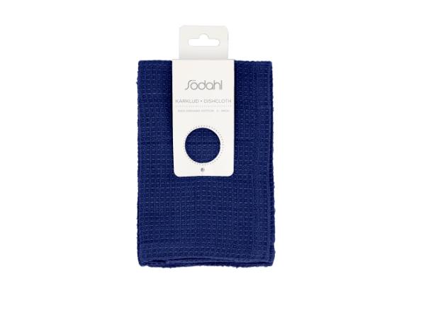 BITZ Södahl Organic Spectrum Dish Cloth 30 X 30 Cm 2 Pcs Royal Blue