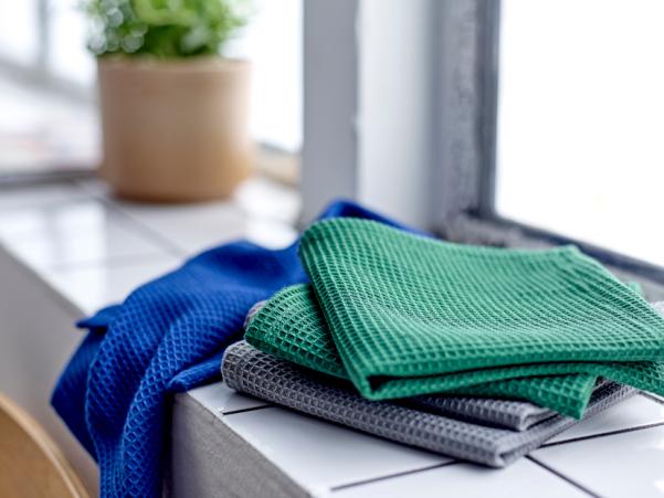 BITZ Södahl Organic Spectrum Dish Cloth 30 X 30 Cm 2 Pcs Royal Blue