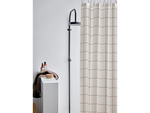 BITZ Södahl Vista Shower Curtain 180 X 200 Cm Offwhite