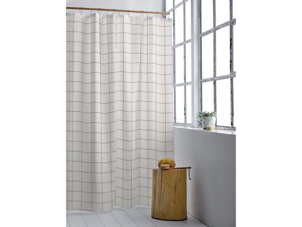 BITZ Södahl Vista Shower Curtain 180 X 200 Cm Offwhite
