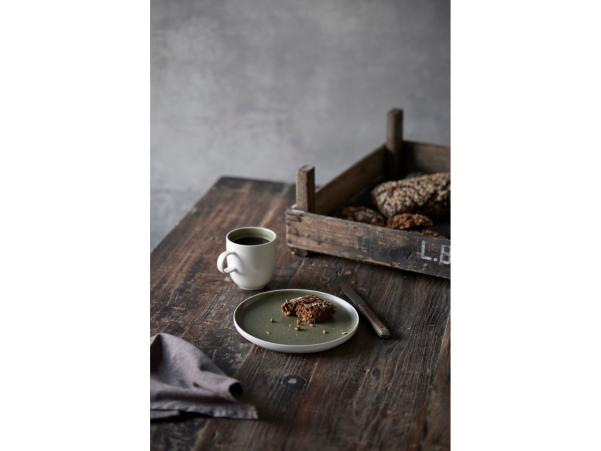 BITZ Studio Round North Mug 33 Cl Matte White/Matte Moss