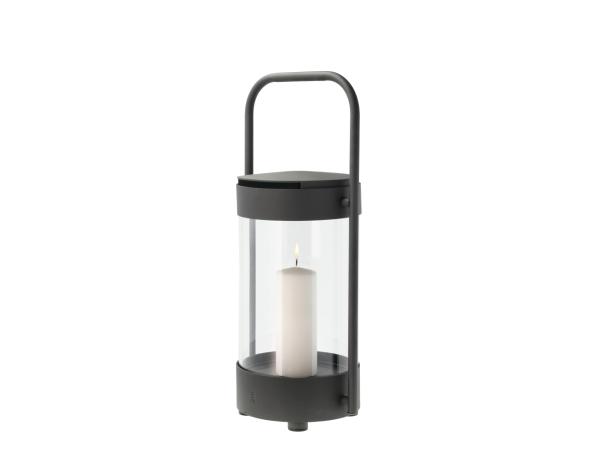 BITZ Villa Collection Ancona Lantern 26 X 20 X 56.7 Cm Black