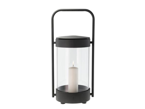 BITZ Villa Collection Ancona Lantern 29 X 23 X 62.7 Cm Black