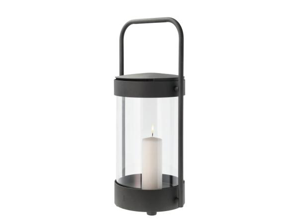 BITZ Villa Collection Ancona Lantern 29 X 23 X 62.7 Cm Black
